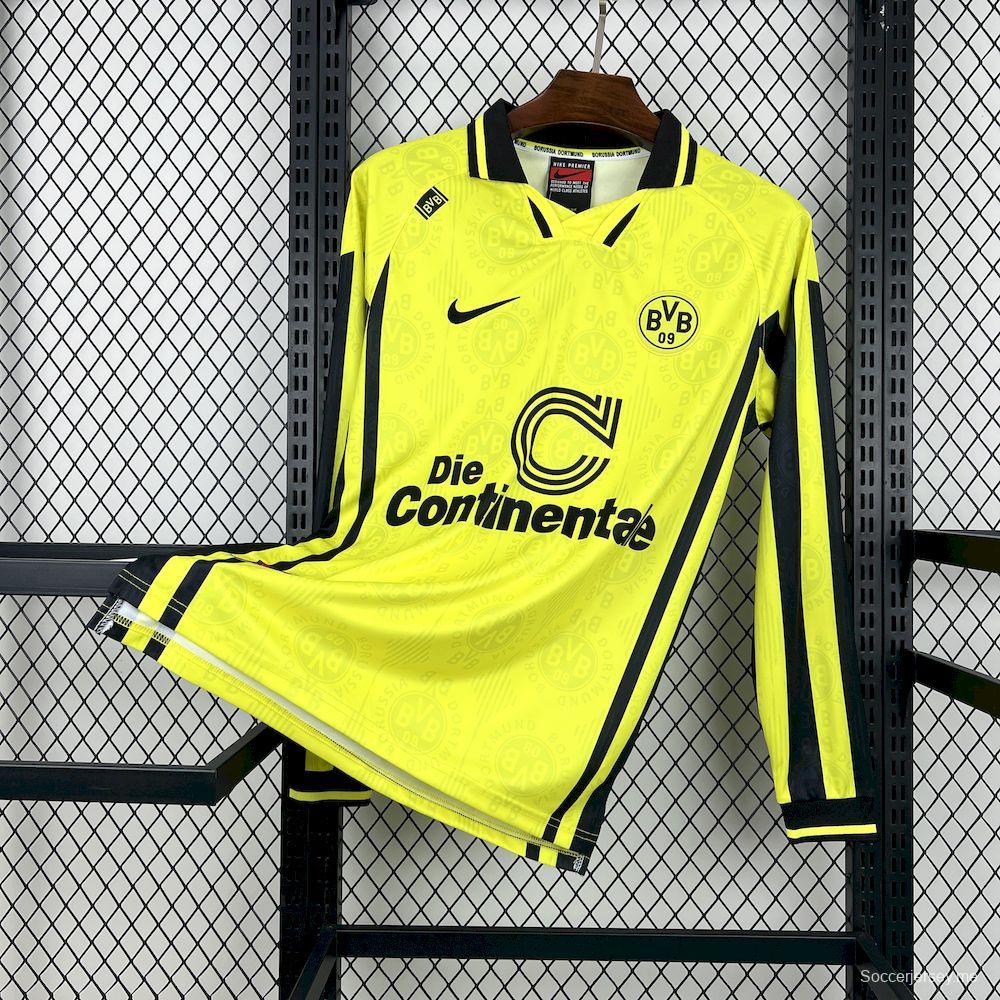 1996/97 1996/97 قميص بأكمام طويلة بأكمام طويلة لبوروسيا دورتموند