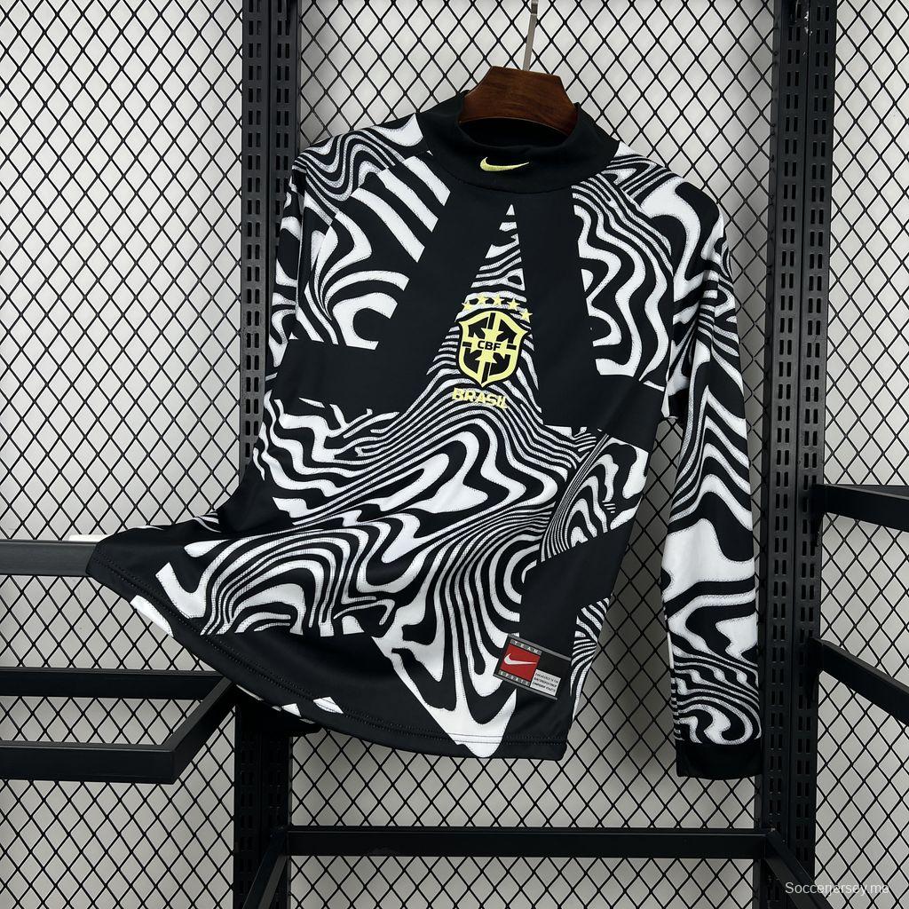 2026 قميص حارس مرمى برازيل هوليوود رجالي بأكمام طويلة