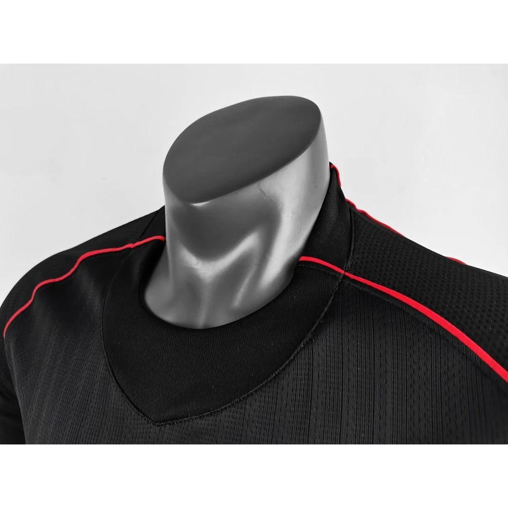 قميص ريترو 07/08 مانشستر يونايتد ذهاباً وإياباً أسود طويل الأكمام
