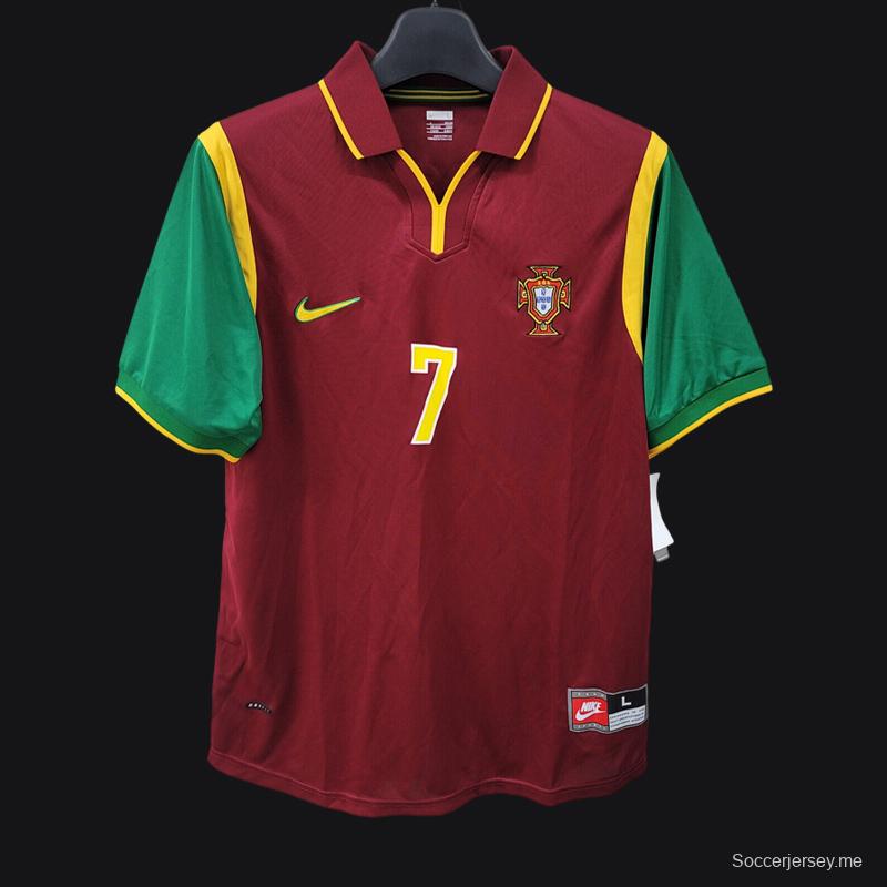 قميص منتخب البرتغال 1999 ريترو 1999
