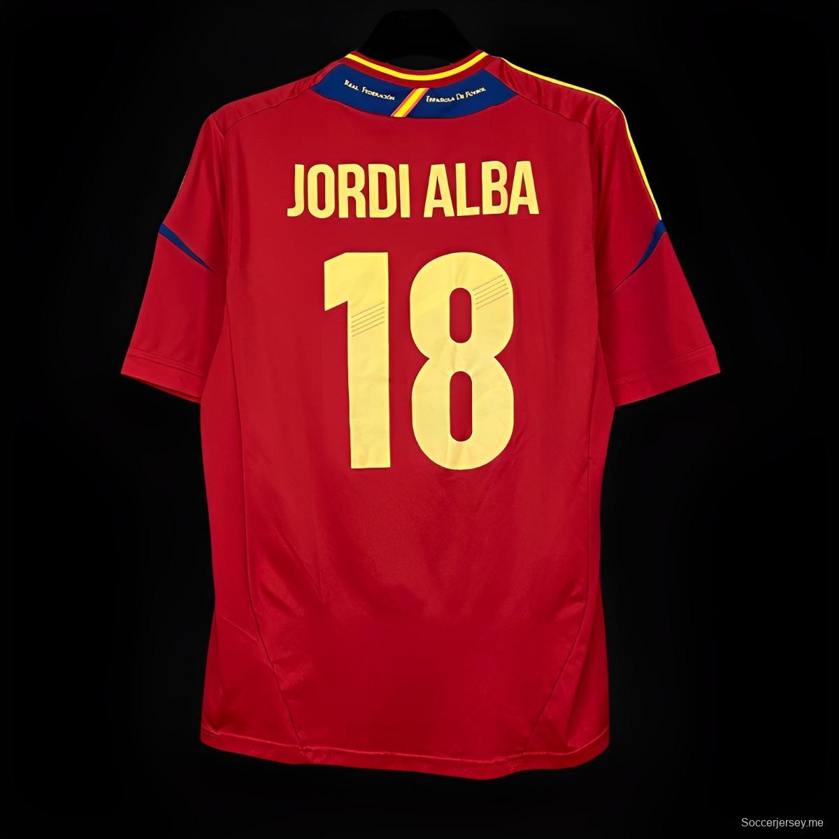 قميص منتخب إسبانيا 2012 ريترو 2012
