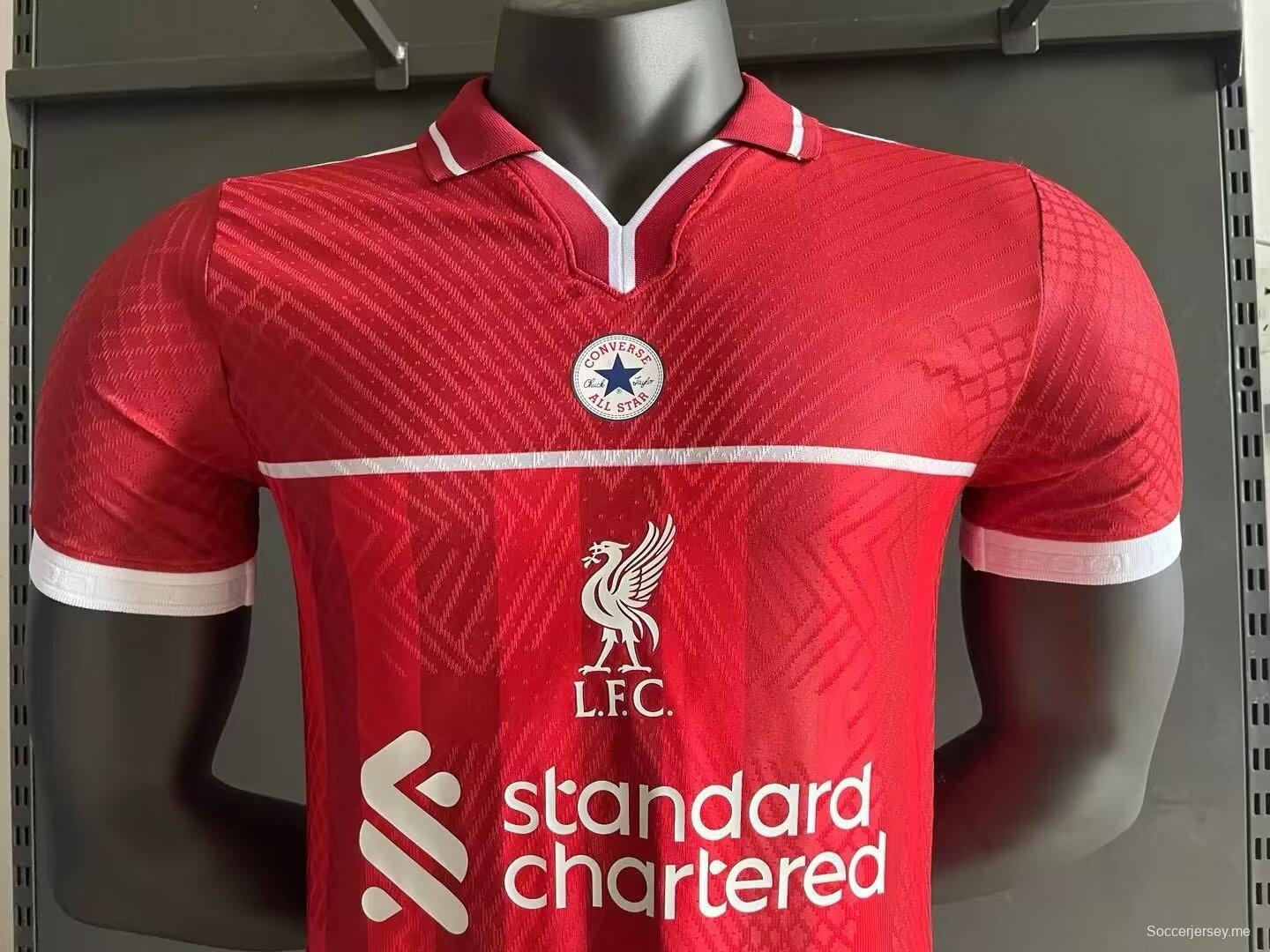 نسخة اللاعب ليفربول × كونفيرس كونفيرس القميص الخاص بالملعب الرئيسي
