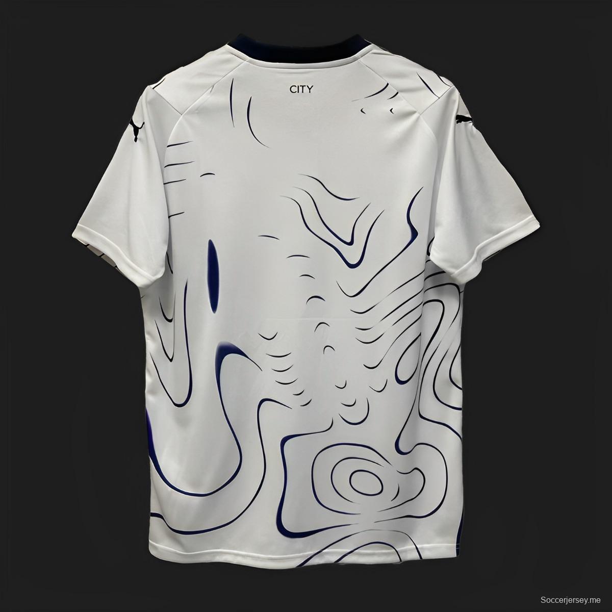 24/25 قميص أبيض خارجي لمانشستر سيتي 24/25
