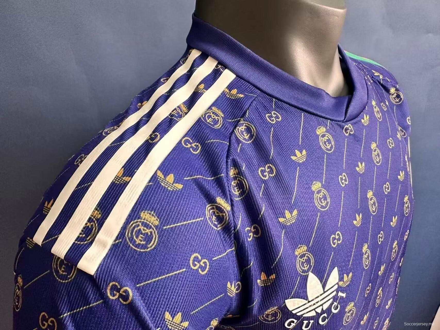 نسخة اللاعب 24/25 ريال مدريد × GUCCI قميص خاص بنفسجي خاص 24/25 ريال مدريد × GUCCI
