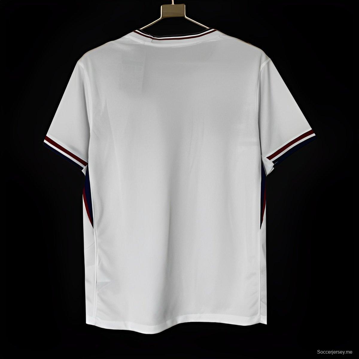 2024 فكرة تصميم قميص منتخب إنجلترا المستوحى من علم إنجلترا من نايك 2024
