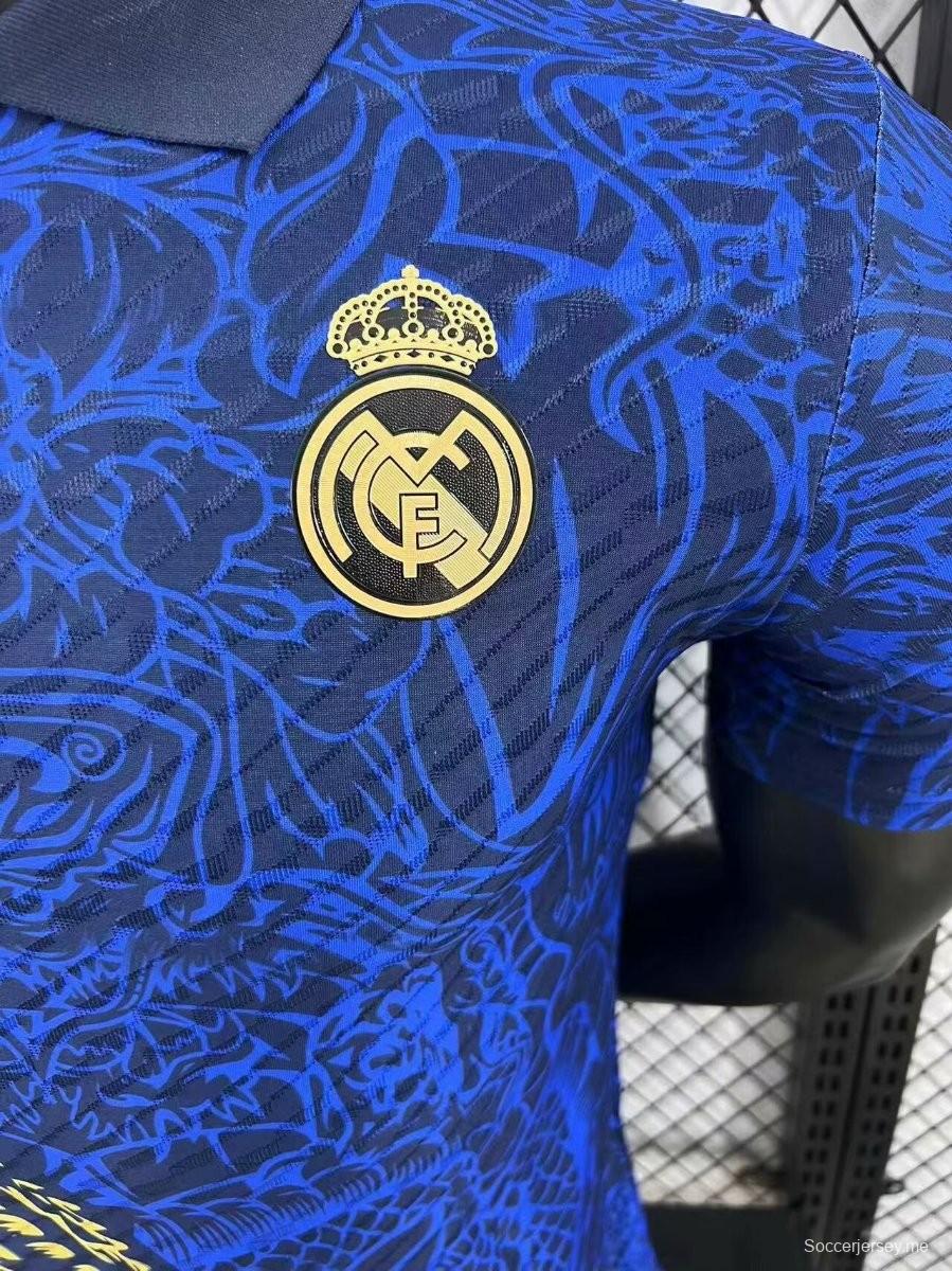 إصدار اللاعب 24/25 قميص التنين الأصفر لريال مدريد 24/25

