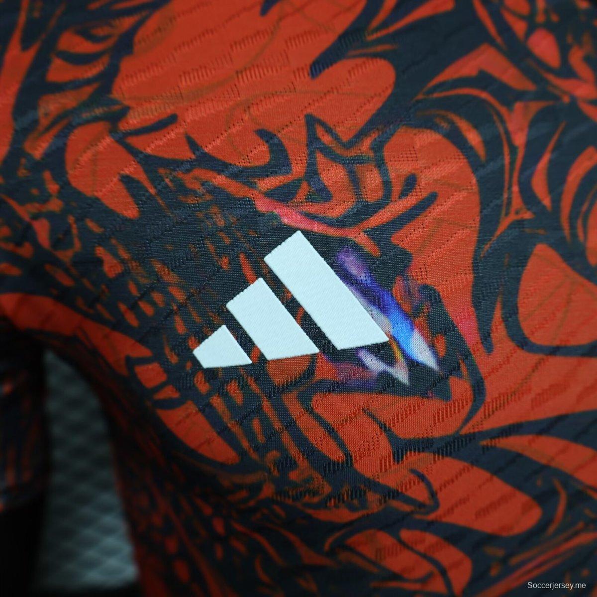 إصدار اللاعب 2024 قميص التنين الأحمر الياباني الخاص 2024
