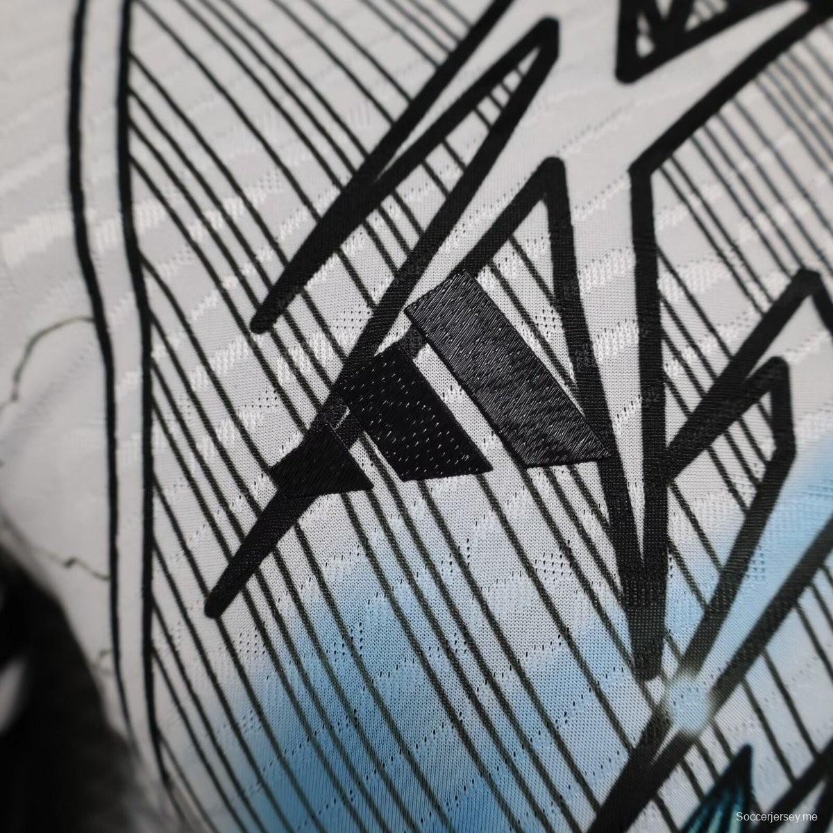 إصدار اللاعب 2024 قميص سايان أزرق سايان الياباني الخاص 2024
