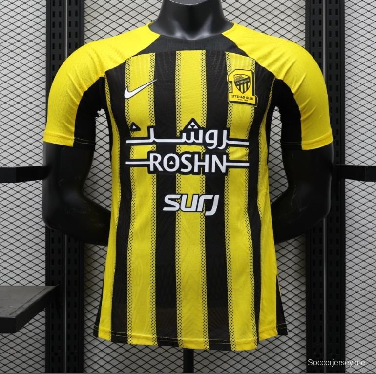 إصدار اللاعب 24/25 القميص الأساسي لنادي الاتحاد 24/25
