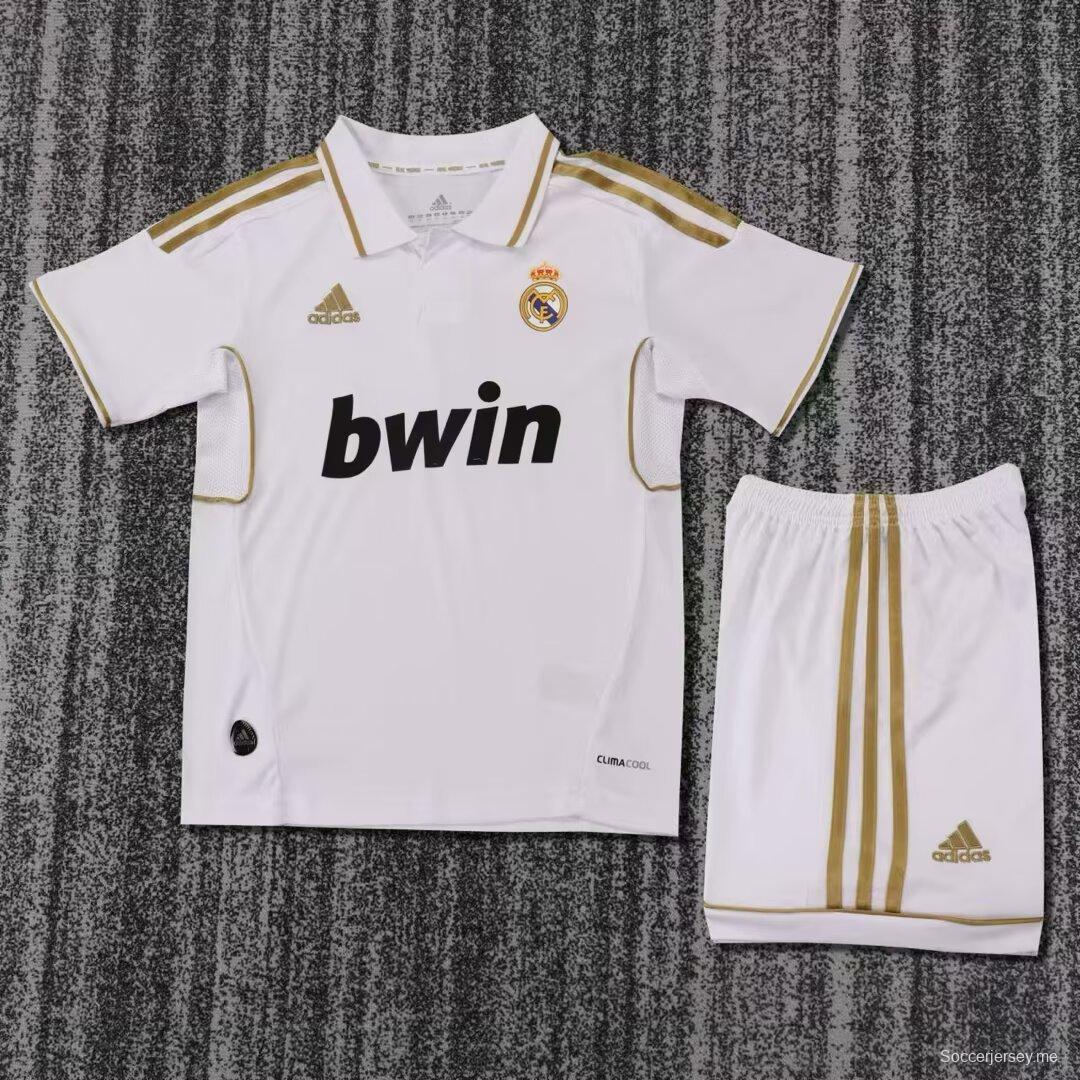 قميص ريترو للأطفال 11/12 ريال مدريد 11/12 ريال مدريد