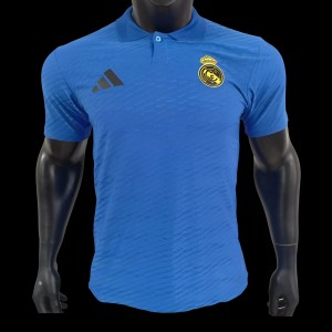 إصدار اللاعب 24/25 قميص بولو أزرق اللون أزرق ريال مدريد