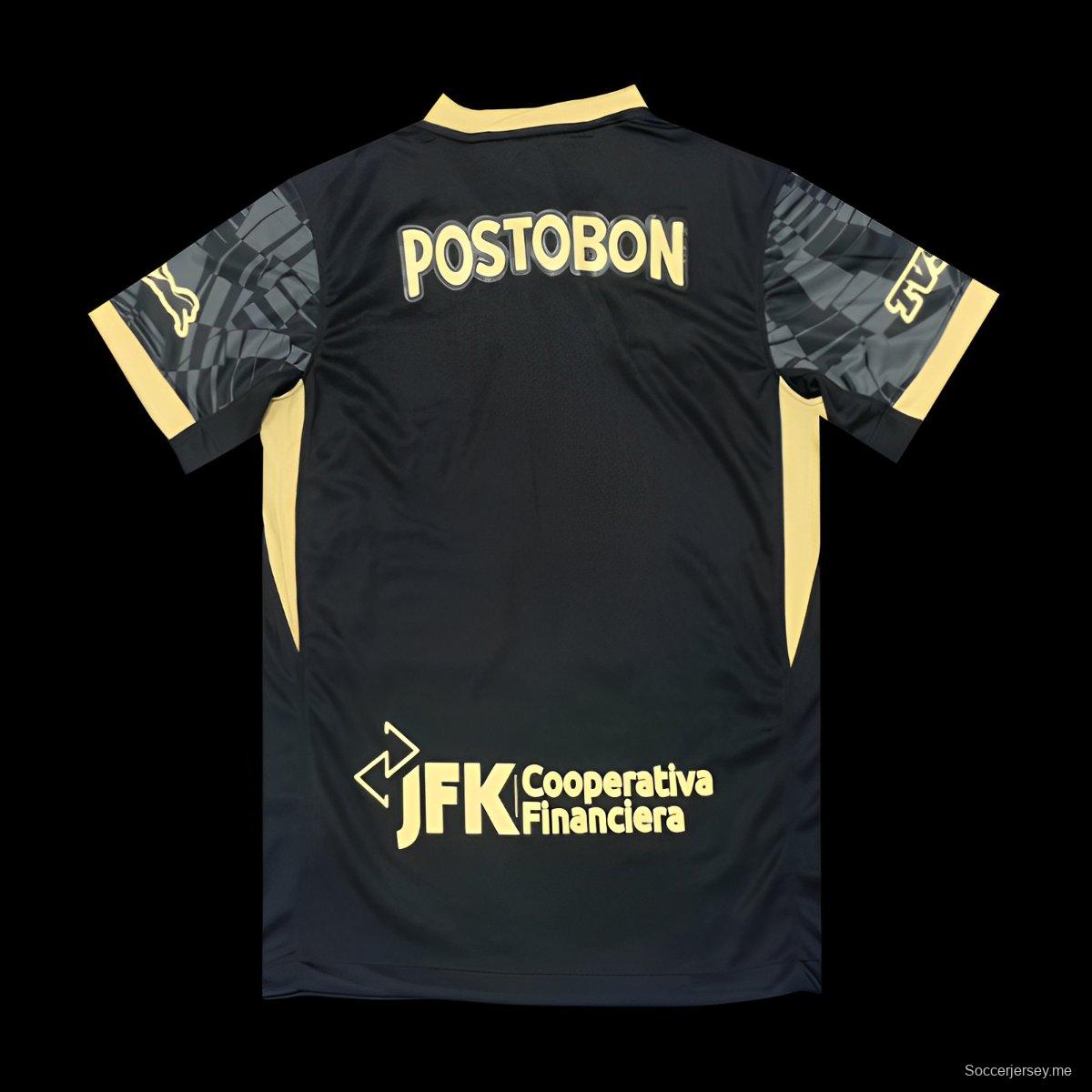 25/26 قميص أتليتيكو ناسيونال خارج أرضه أسود اللون