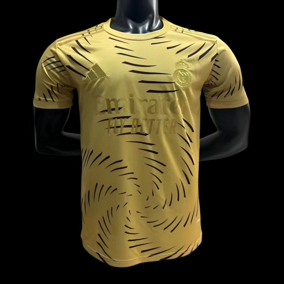 25/26 قميص ريال مدريد الأصفر الخاص 25/26