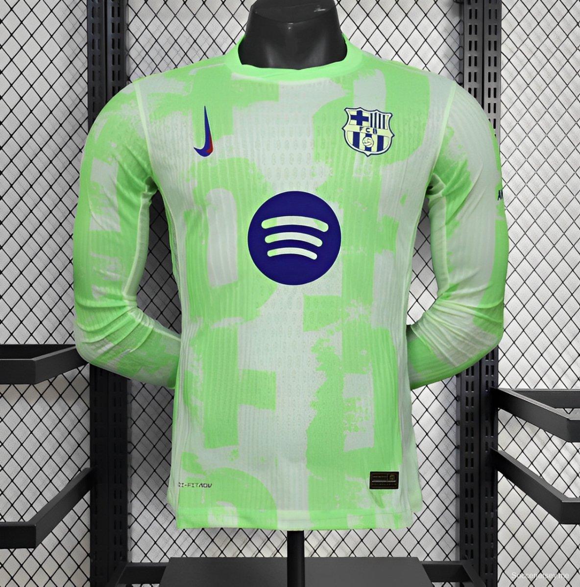 25/26 قميص بأكمام طويلة الأكمام بمناسبة الذكرى 125 لتأسيس برشلونة الثالث