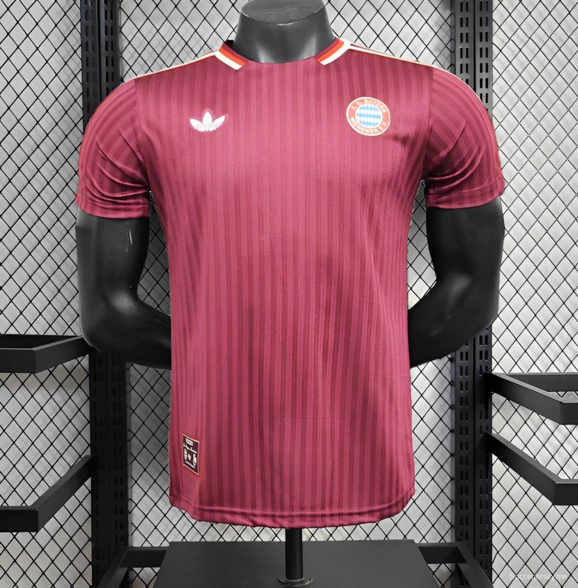 25/26 إصدار لاعب بايرن ميونيخ بايرن ميونيخ أديداس النسخة الأصلية الخاصة