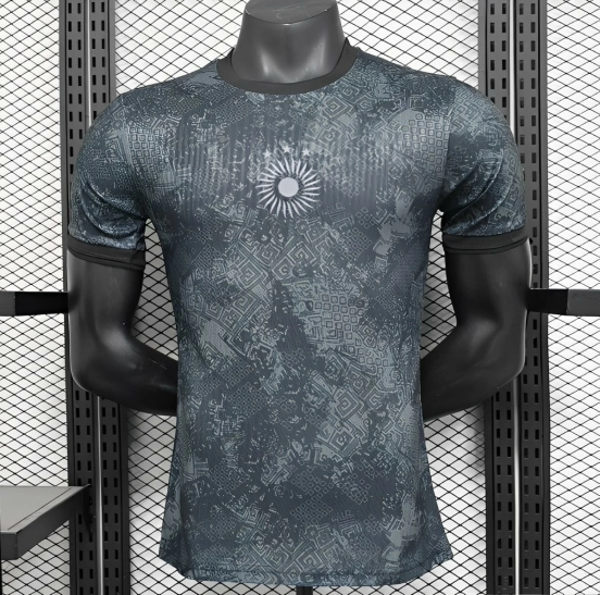 إصدار 25/26 قميص الأرجنتين الأسود الخاص باللاعبين 25/26