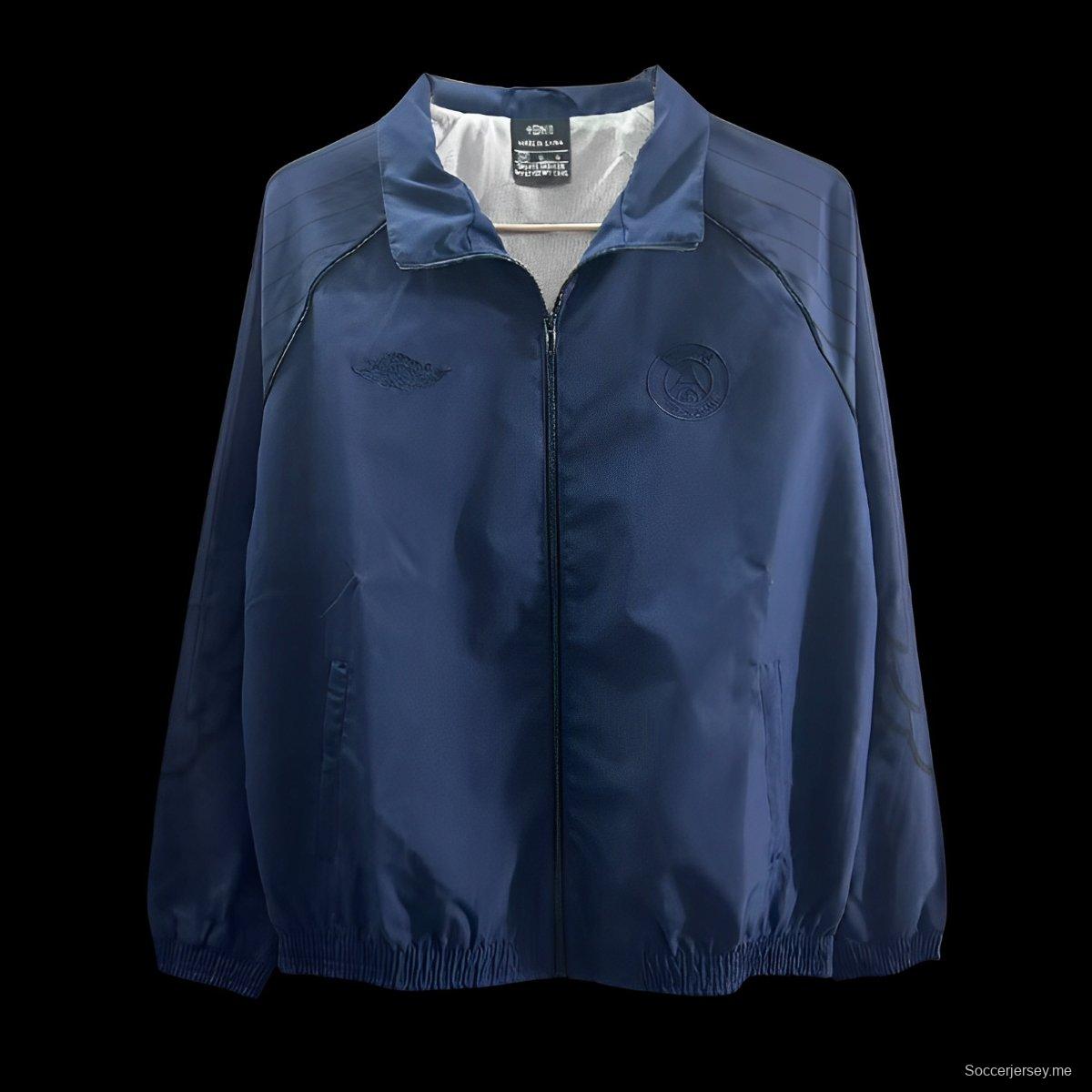 25/26 سترة واقية من الرياح من باريس سان جيرمان البحرية