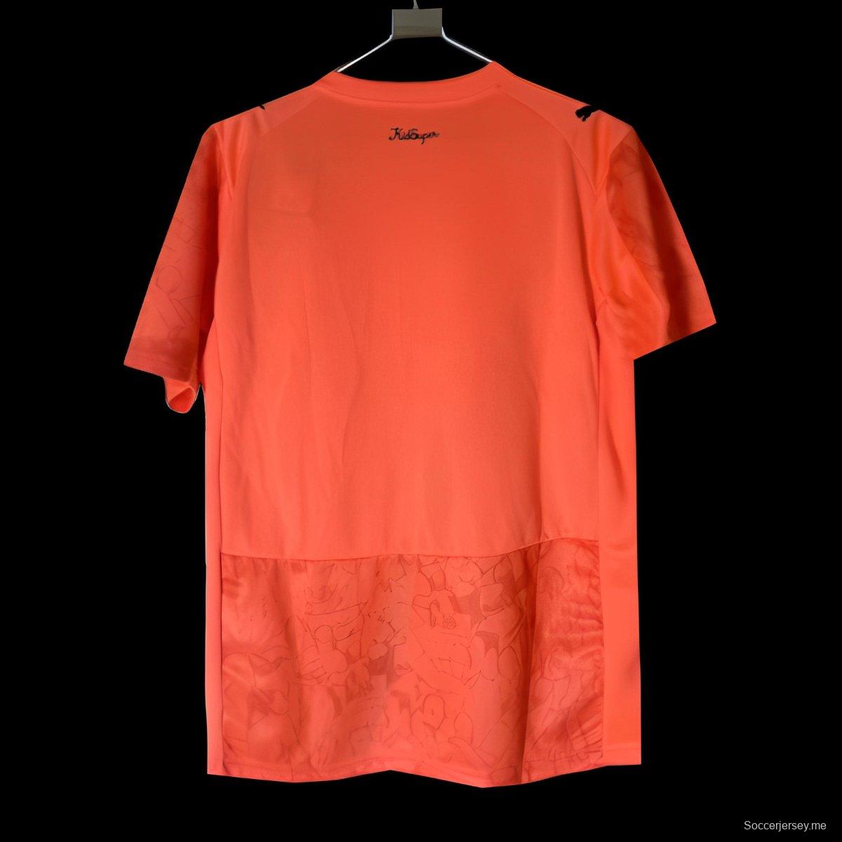 25/26 قميص مانشستر سيتي الثالث برتقالي اللون البرتقالي