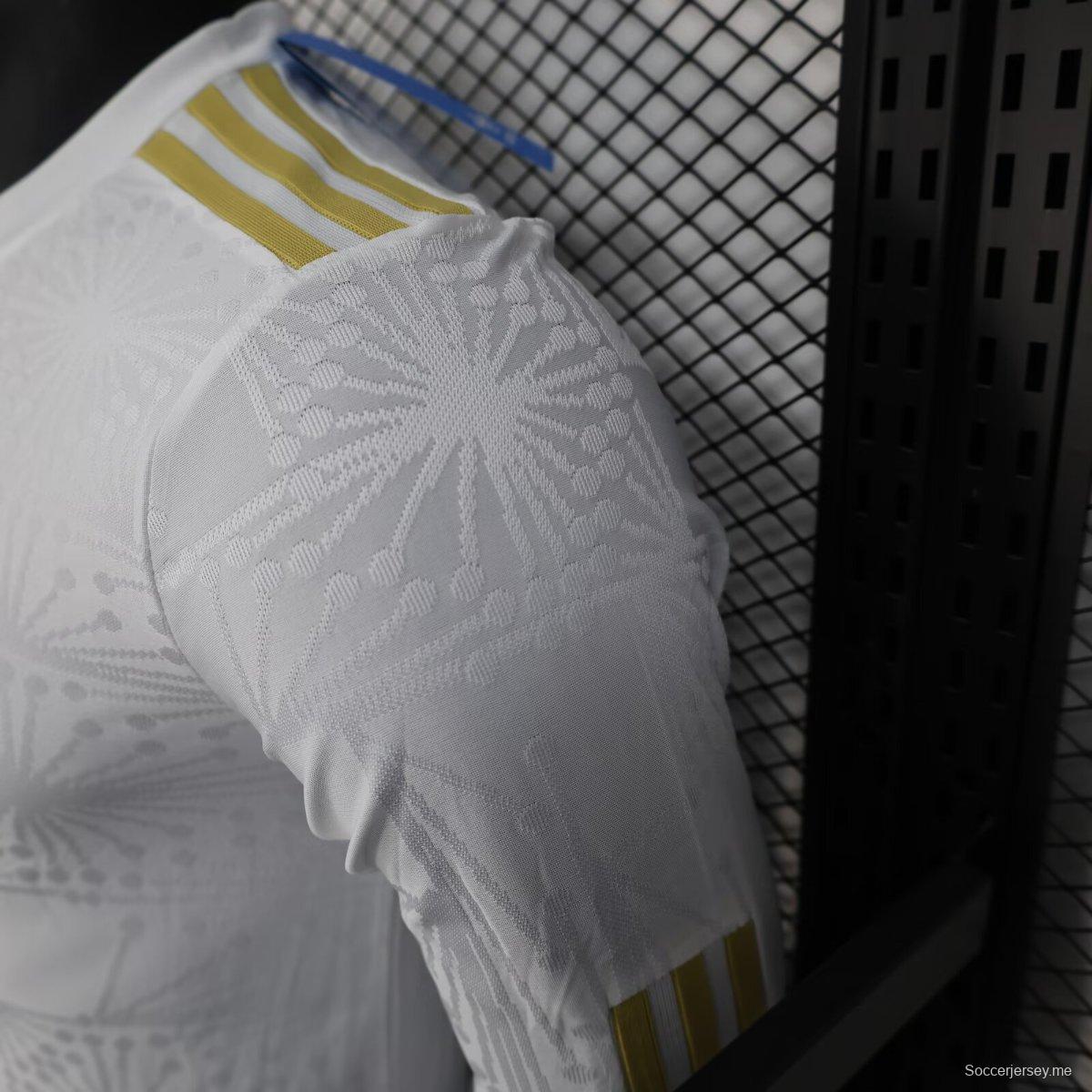 2025 الكأس الذهبية للمكسيك 2025 قميص أبيض بأكمام طويلة أبيض