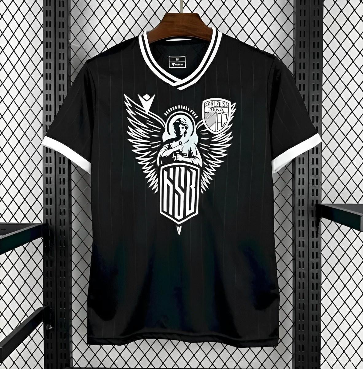 25/26 قميص كارل زايس جينا قبل المباراة الخاصة باللون الأسود