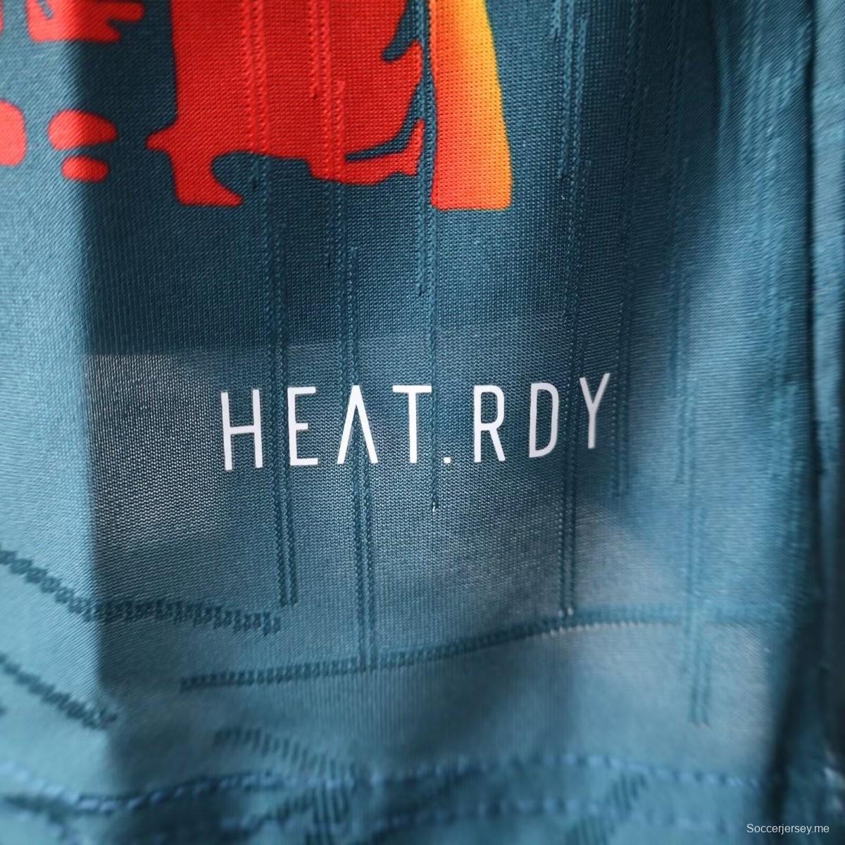 قميص أجاكس 25/26 أزرق داكن مع قميص بوب مارلي التذكاري