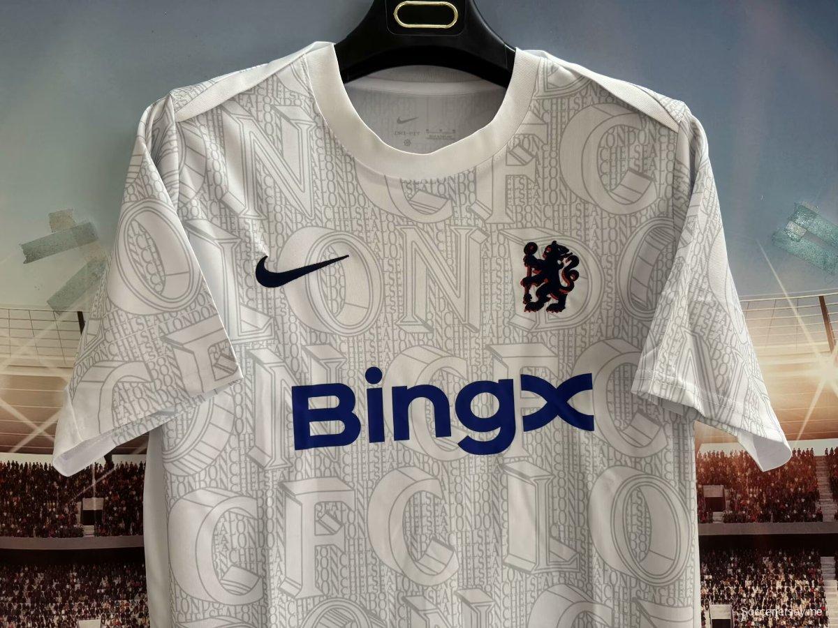 قميص تشيلسي قبل المباراة 25/26 قميص تشيلسي قبل المباراة LONDON نمط الطباعة