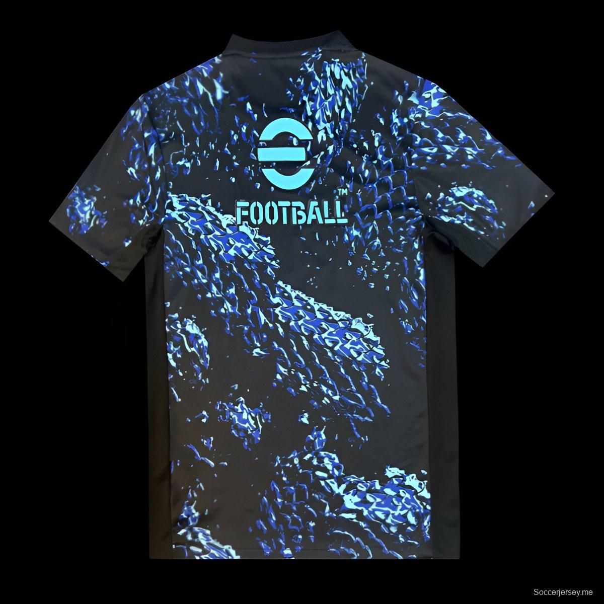 25/26 قميص إنتر ميلان أسود بنقشة الثعبان الأزرق