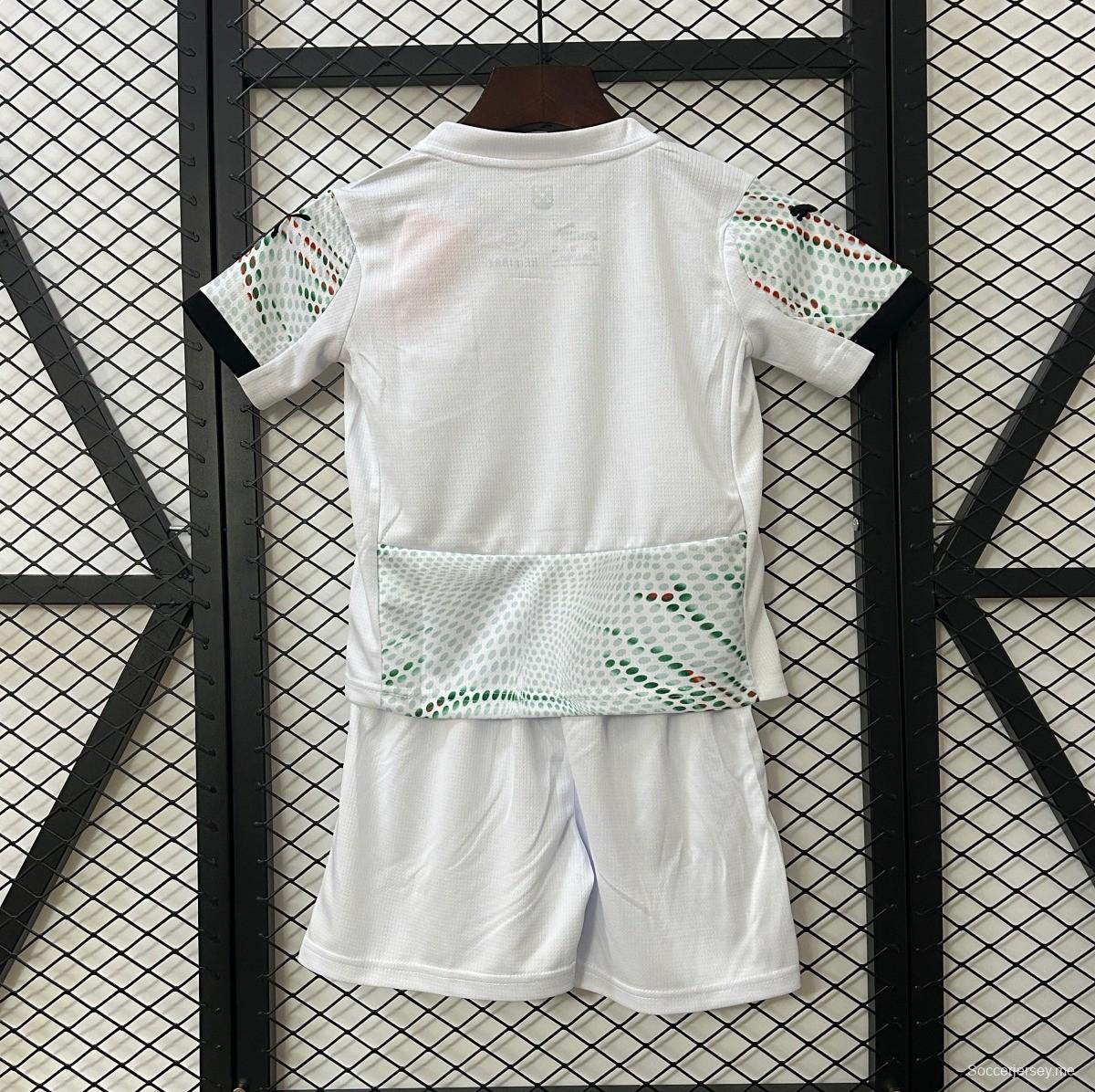 2025 كيدز 2025 قميص البرتغال الخارجي الأبيض