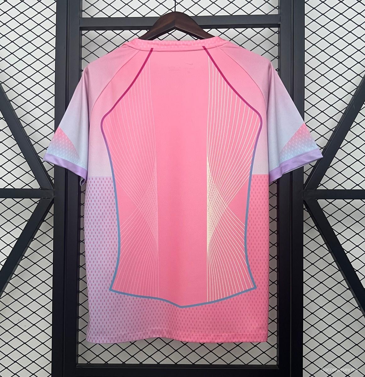 25/26 قميص برشلونة الوردي الخاص 25/26