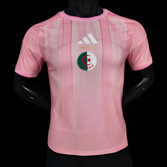 إصدار اللاعب 2026 قميص الجزائر الوردي 2026