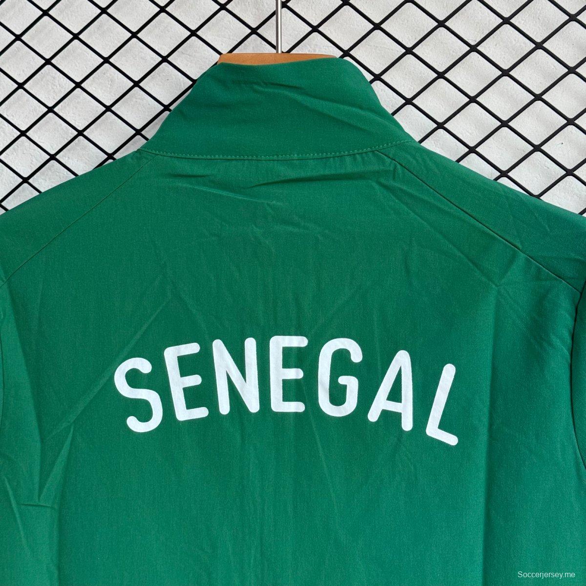 25/26 الجزائر سترة واقية خضراء كاملة السحاب + بنطلون طويل