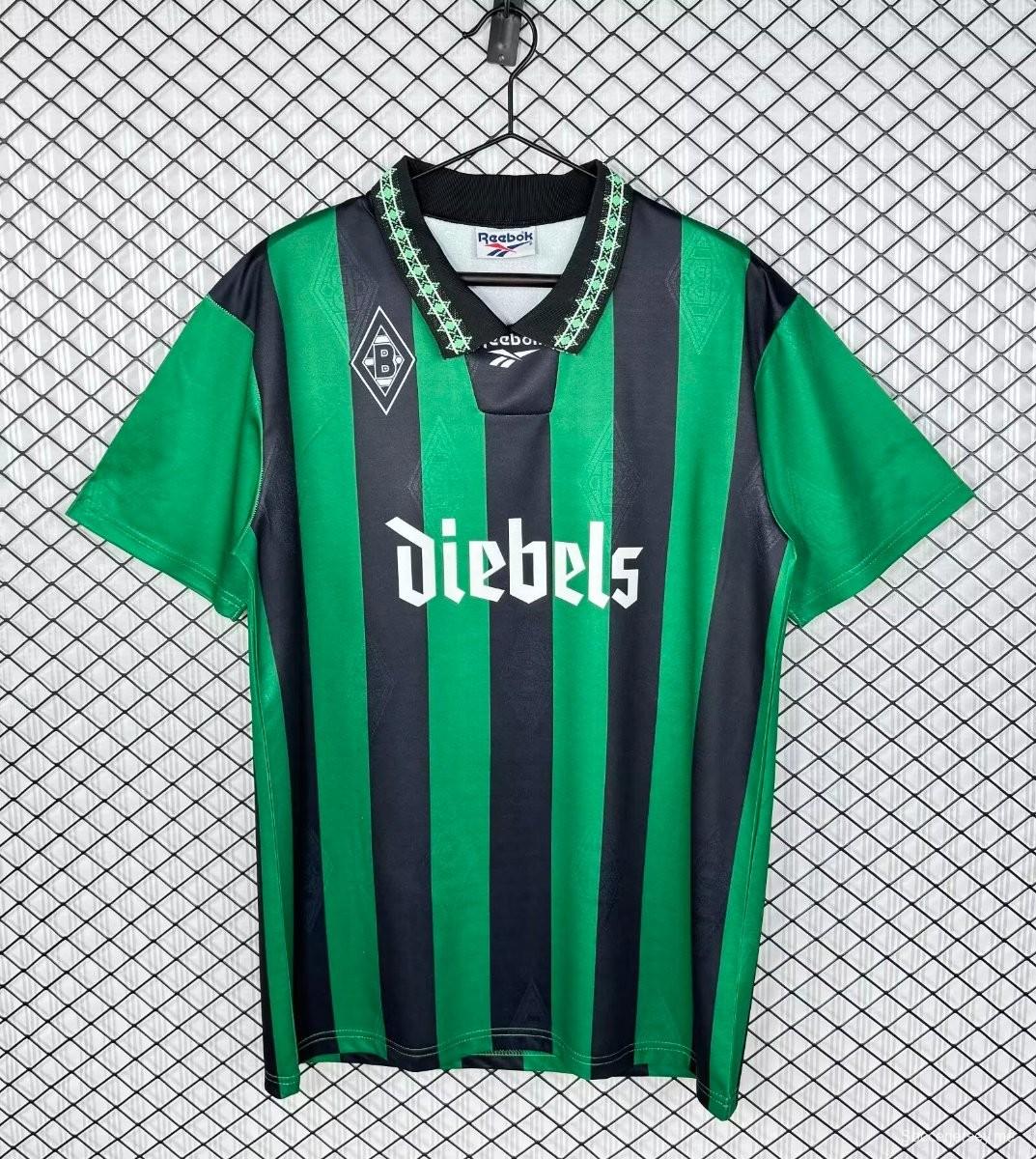 قميص بوروسيا مونشنجلادباخ 95/96 ريترو أخضر/أسود ذهاباً وإياباً