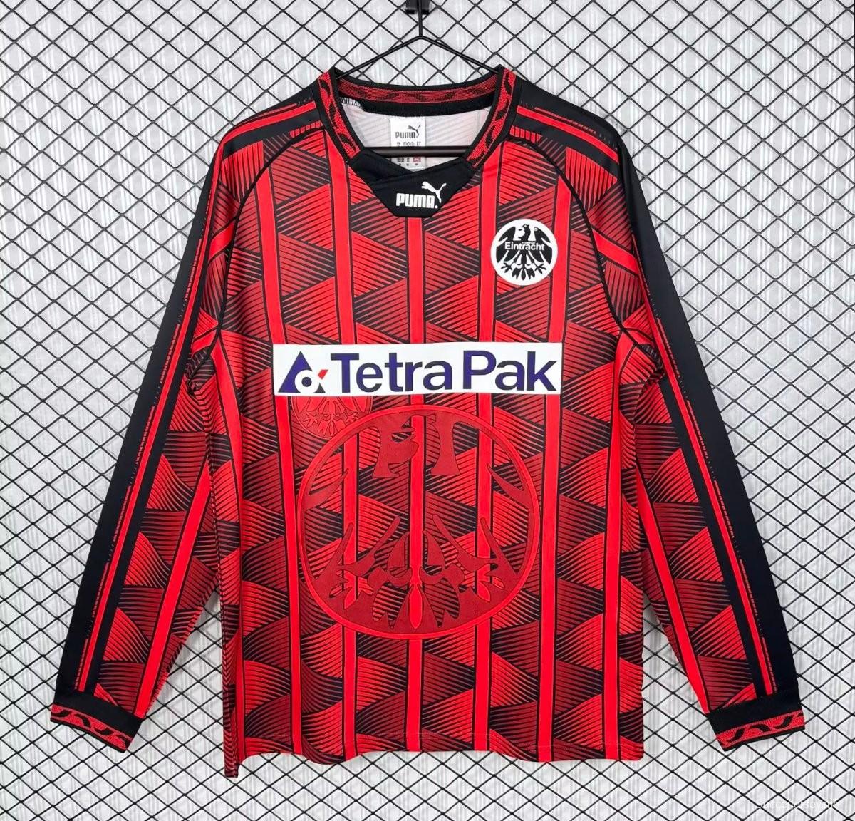 قميص ريترو 95/96 آينتراخت فرانكفورت بأكمام طويلة