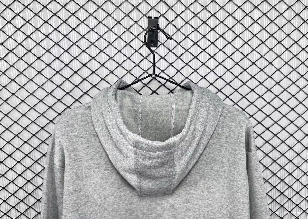 هودي ريترو 14/15 بايرن ميونيخ رمادي اللون رمادي