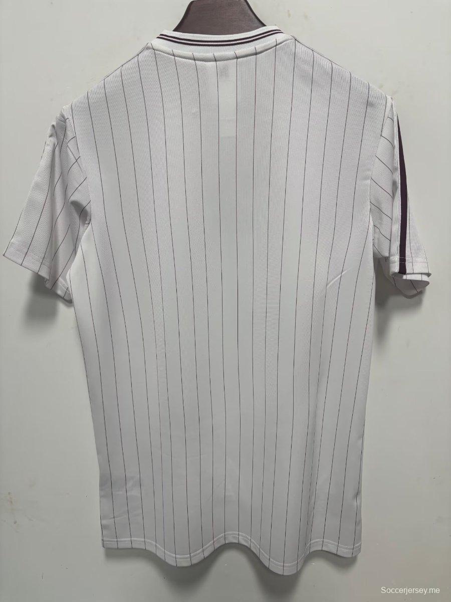 2026 أستون فيلا أديداس تيراس أيكونز قميص أبيض