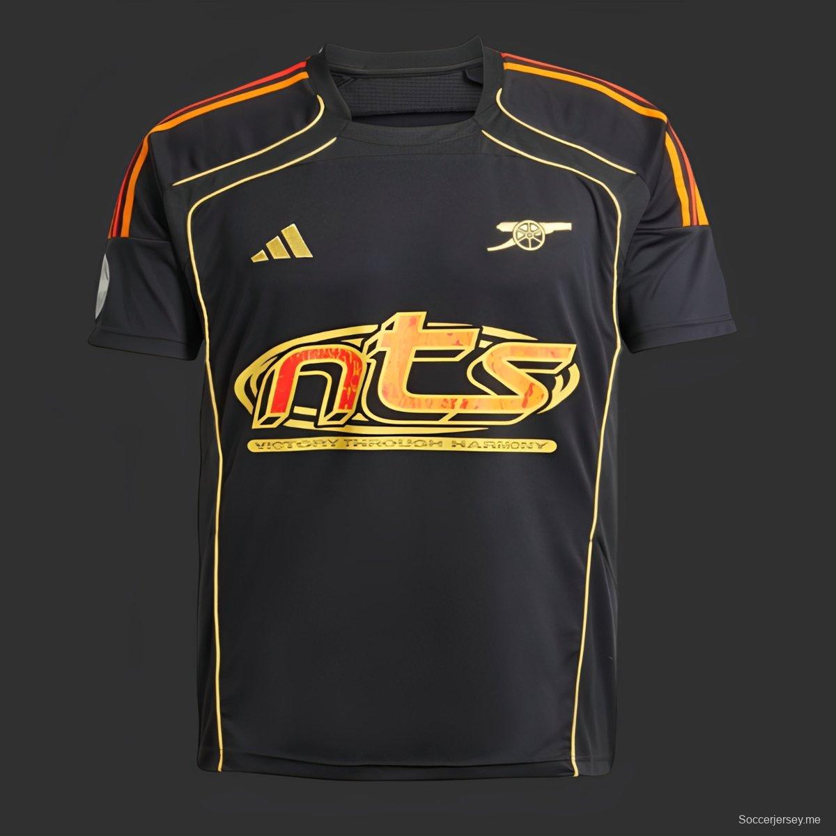 25/26 قميص أرسنال x NTS UBP الأسود من أديداس