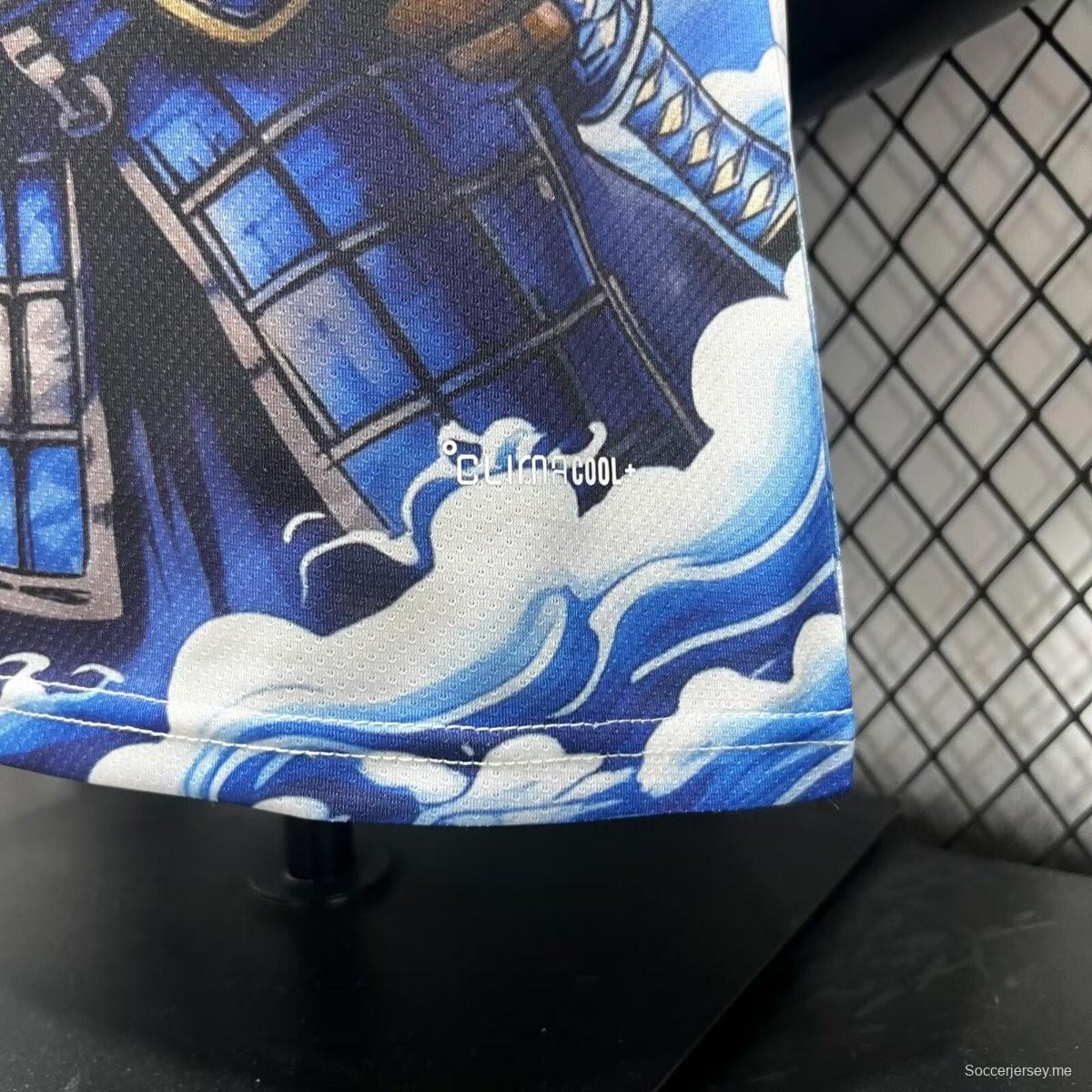 قميص اللاعب الإصدار 2026، طراز "الساموراي الأزرق الياباني" الخاص بفريق "دراغون"