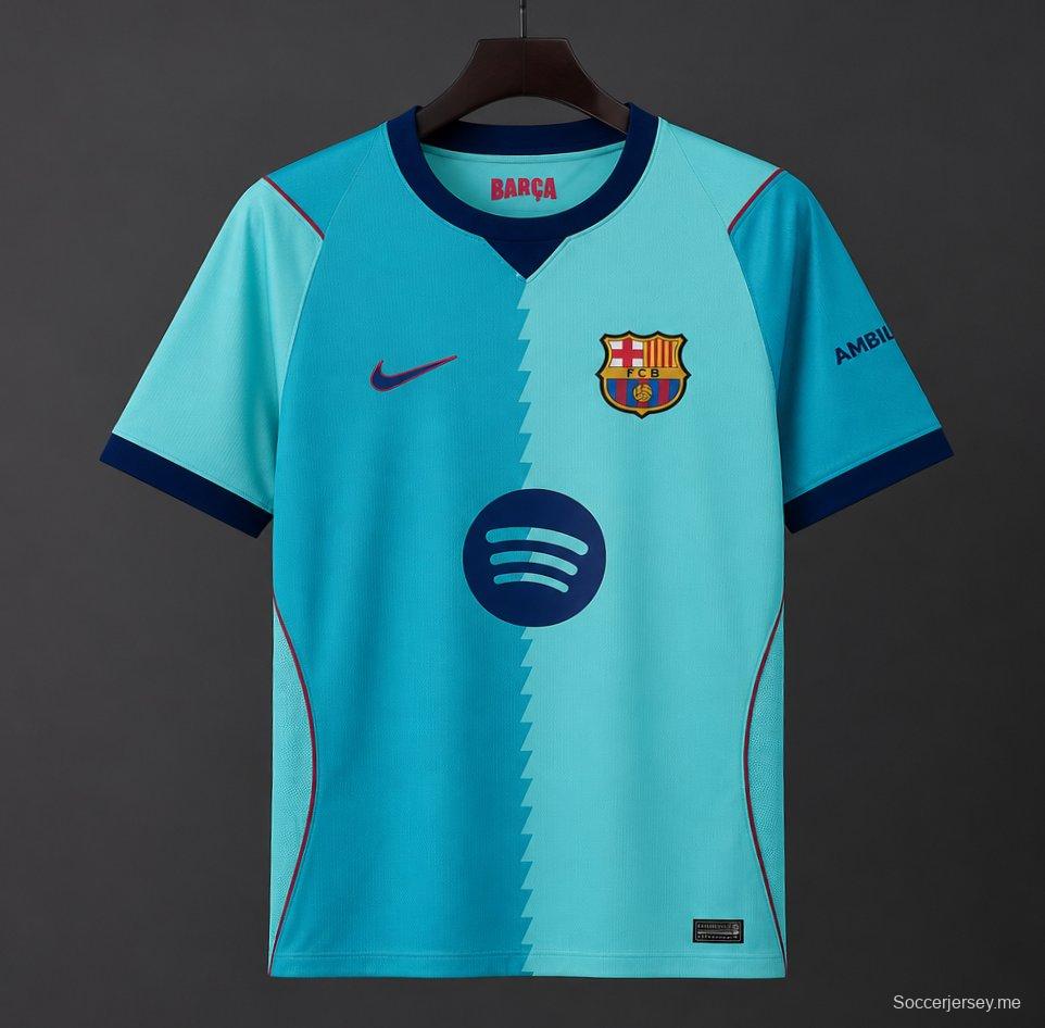 القميص الثالث لفريق برشلونة لموسم 2026/2027