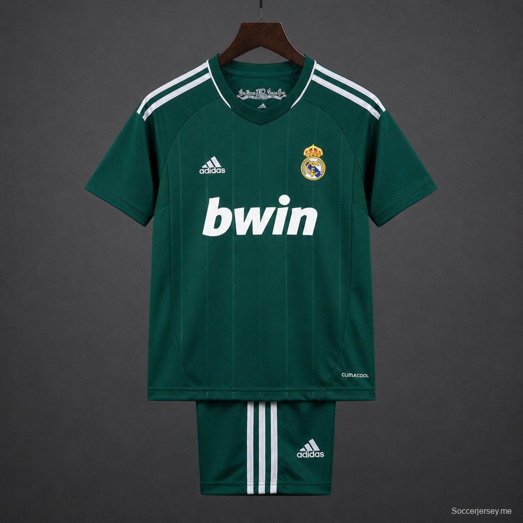 قميص ريال مدريد الثالث للأطفال باللون الأخضر لموسم 2012/2013