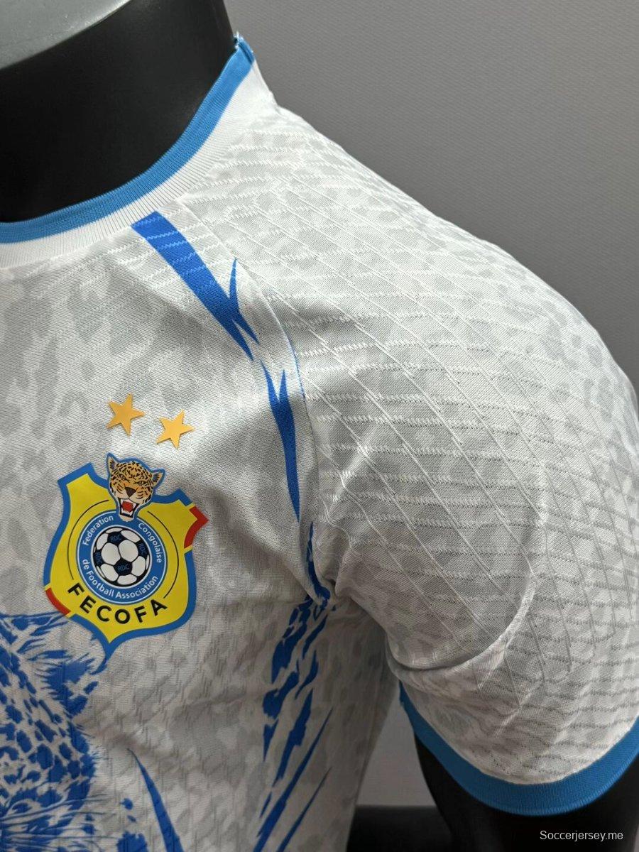 القميص الأبيض لفريق الكونغو خارج أرضه، إصدار اللاعب 2026