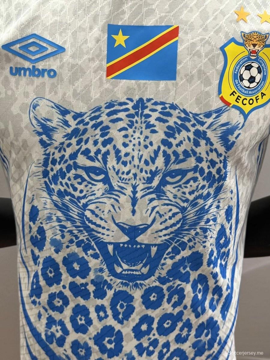 القميص الأبيض لفريق الكونغو خارج أرضه، إصدار اللاعب 2026